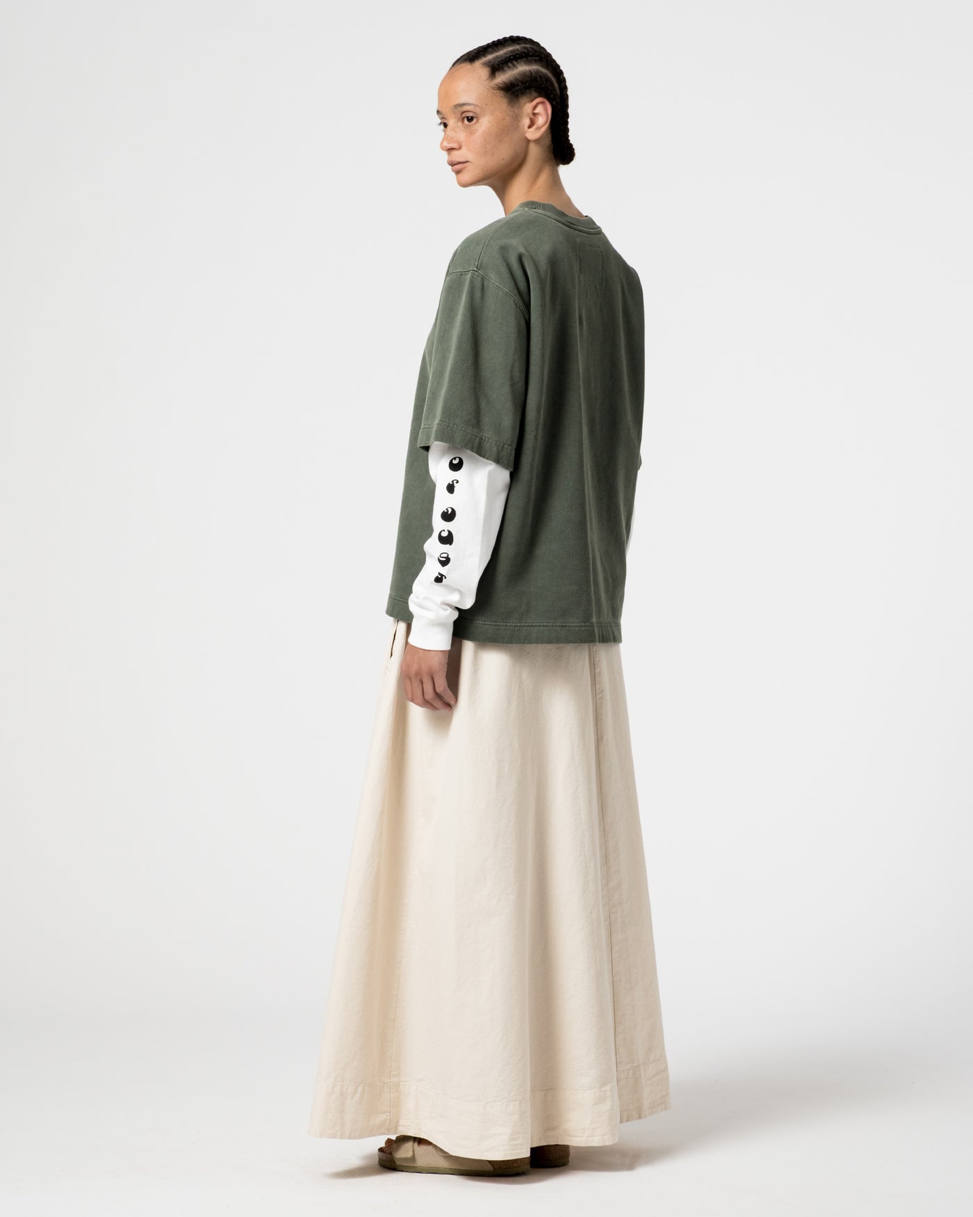 Power T Twill Jersey Forest Green