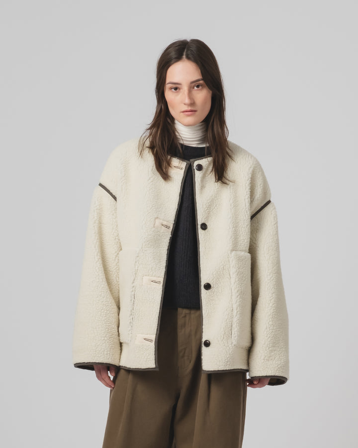 G.o.D Solar Jacket Piumino Nylon Fossil / Off White