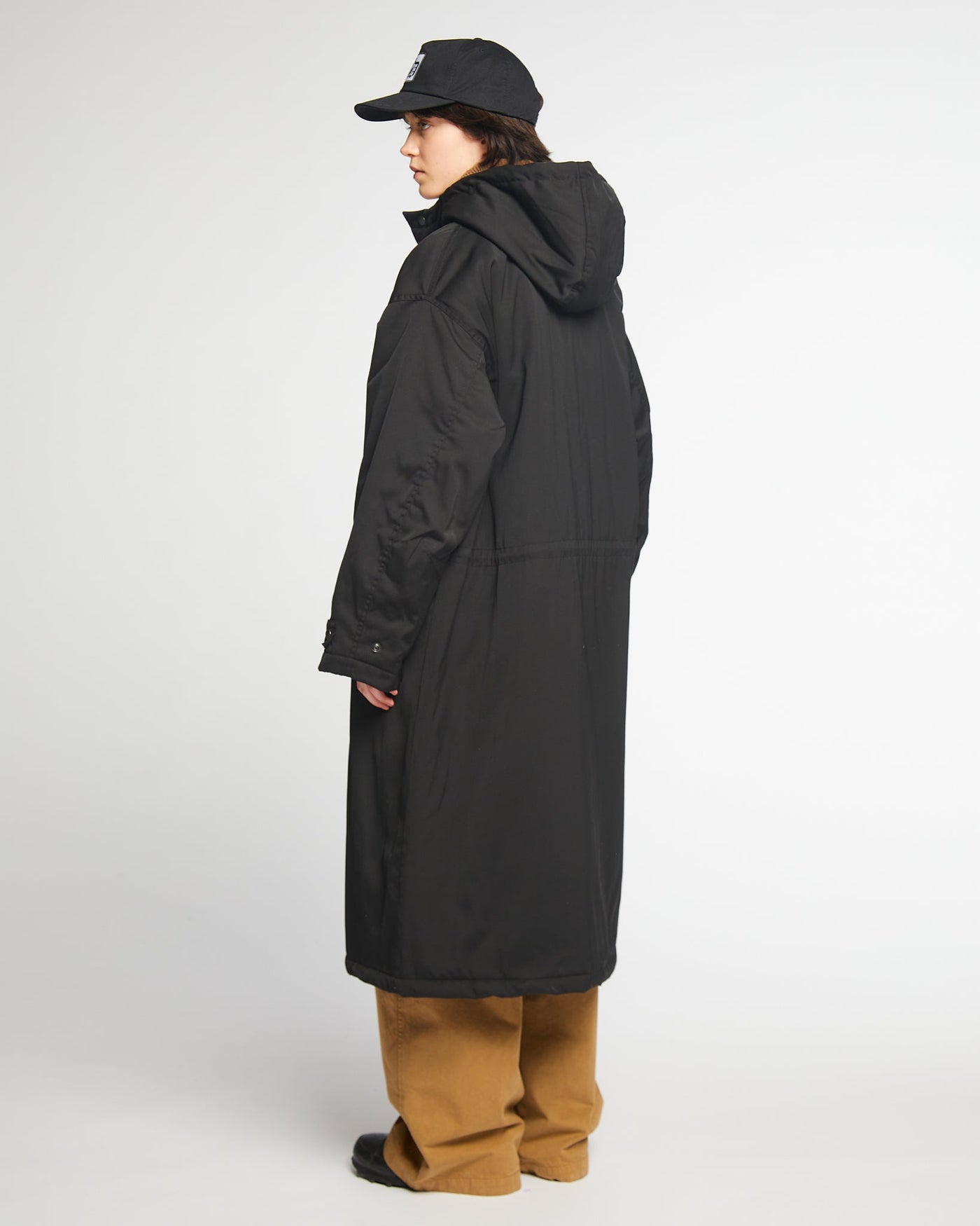 G.o.D Sailor Trench Techno Nylon Black