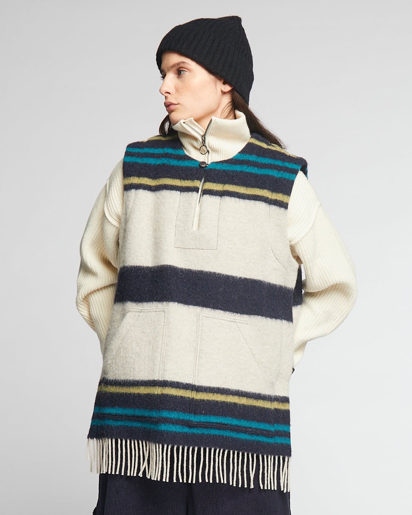 G.o.D Armor Vest Blanket Wool Multi