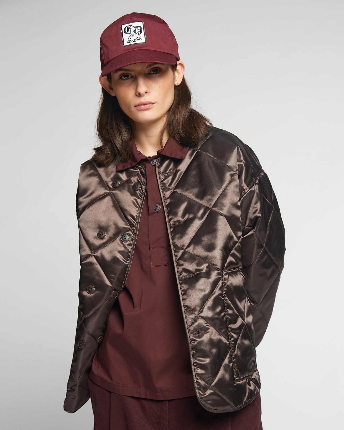 G.o.D Frostbite Diamond Quilt Brown