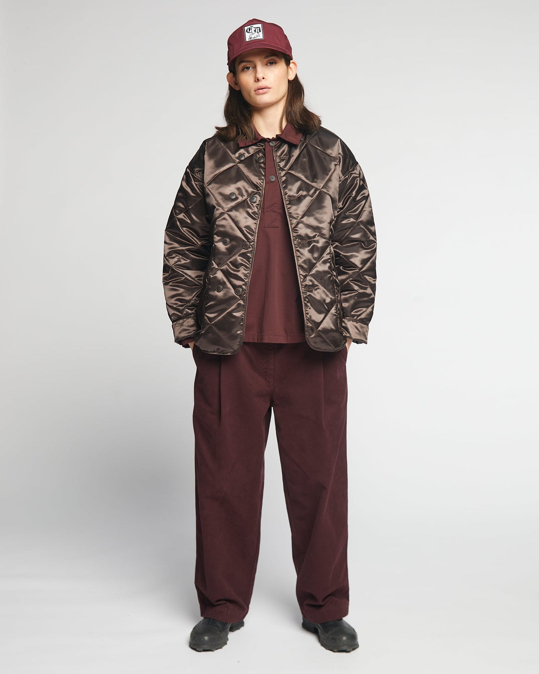 G.o.D Frostbite Diamond Quilt Brown