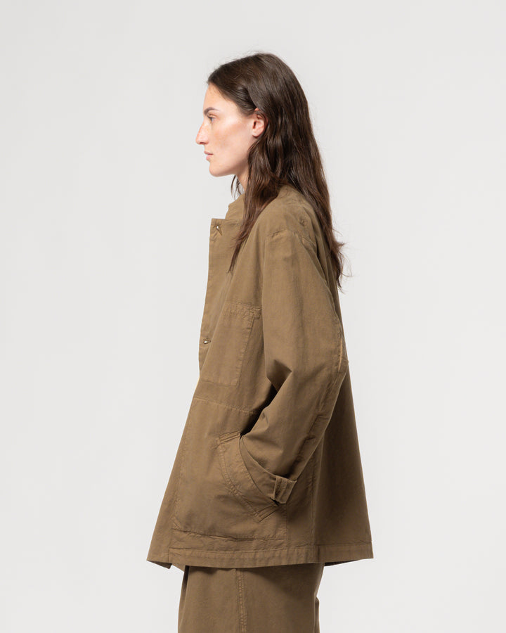 G.o.D Sport Coat Cotton Linen Canteen Green