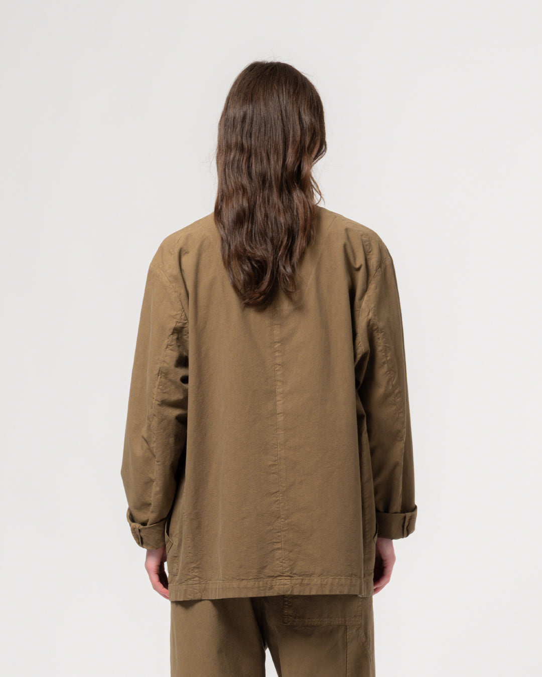 G.o.D Sport Coat Cotton Linen Canteen Green