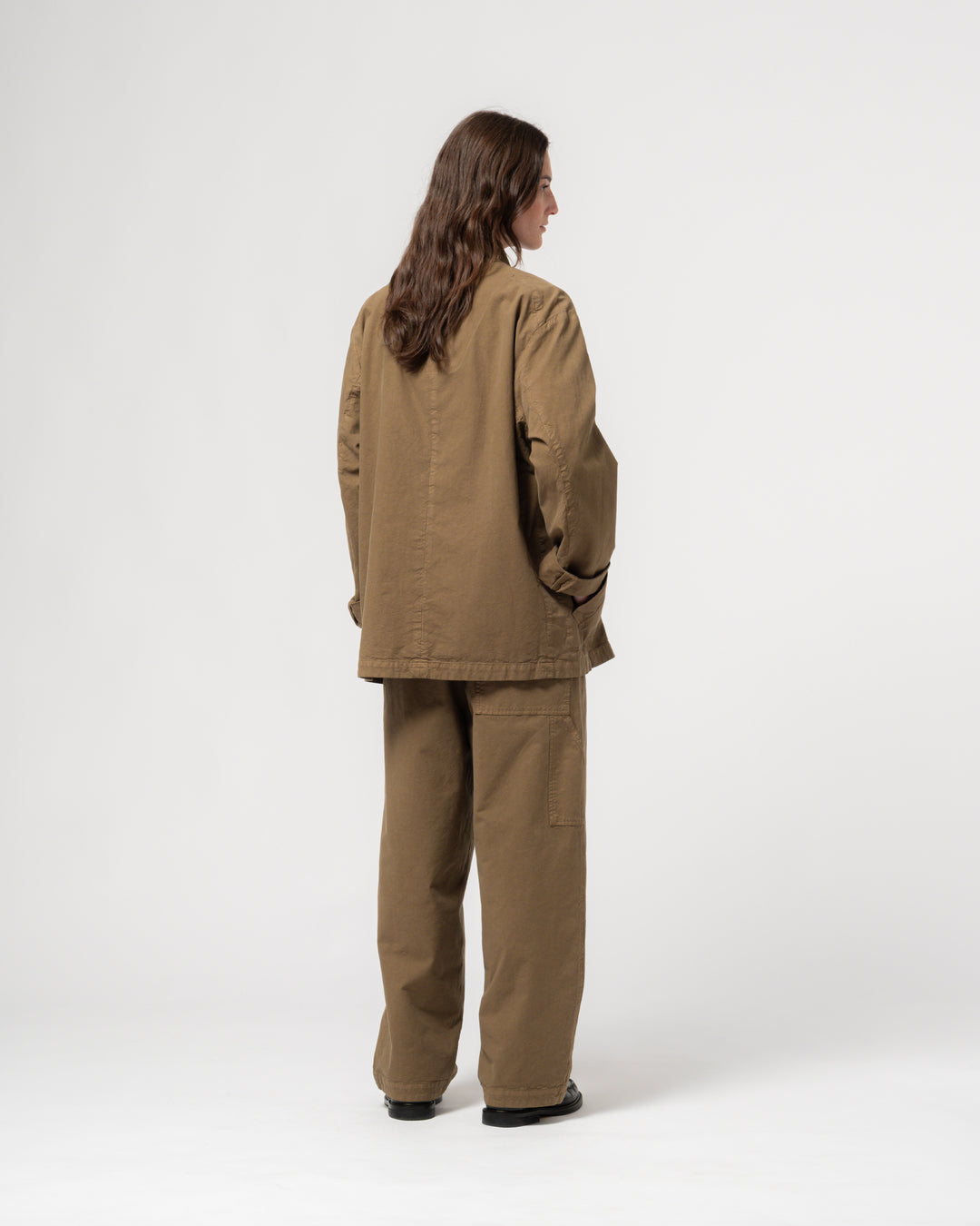 G.o.D Sport Coat Cotton Linen Canteen Green