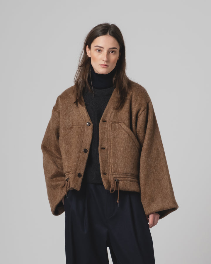 GoD Reactor Jacket モヘアフリース ジャバブラウン