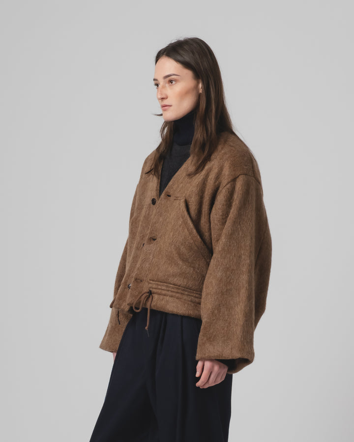 GoD Reactor Jacket モヘアフリース ジャバブラウン