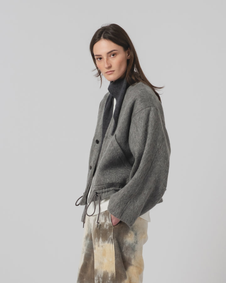 G.o.D Reactor Jacket Mohair Fleece Asphalt