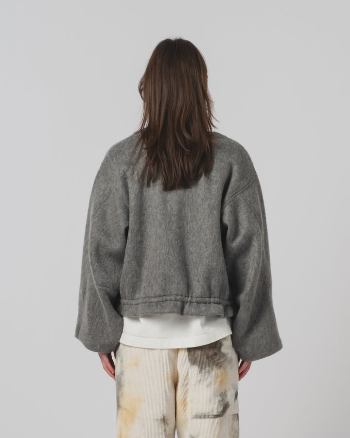 G.o.D Reactor Jacket Mohair Fleece Asphalt