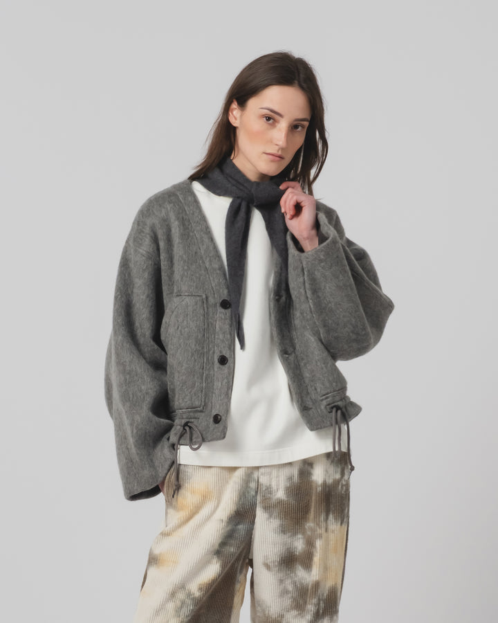 G.o.D Reactor Jacket Mohair Fleece Asphalt