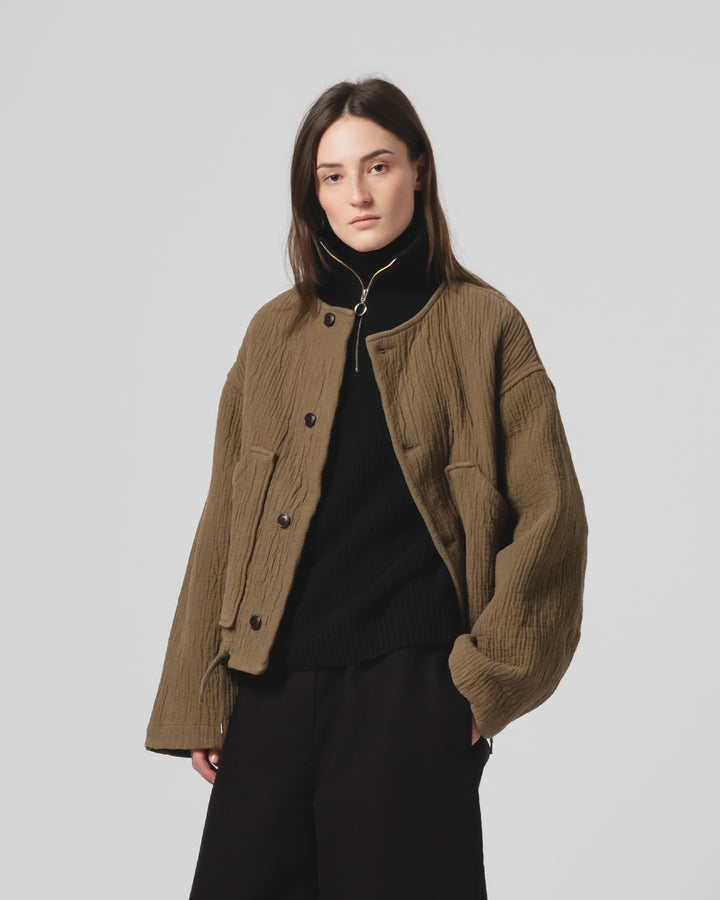 GoD ニュークリアジャケット F ジョード ジャカード フォッシルグリーン