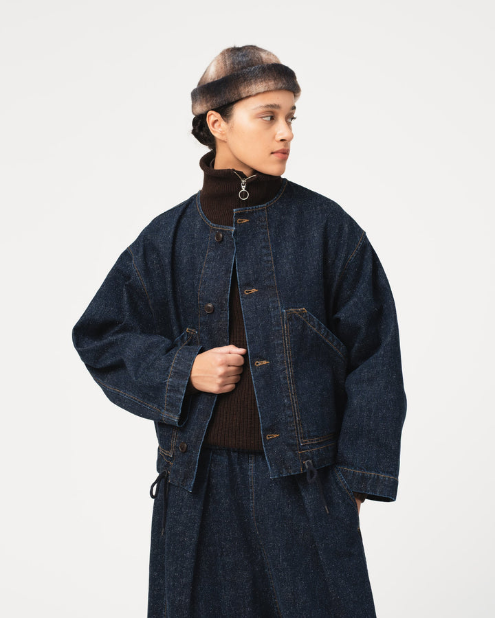 G.o.D Nuclear Jacket Neppy Denim Indigo