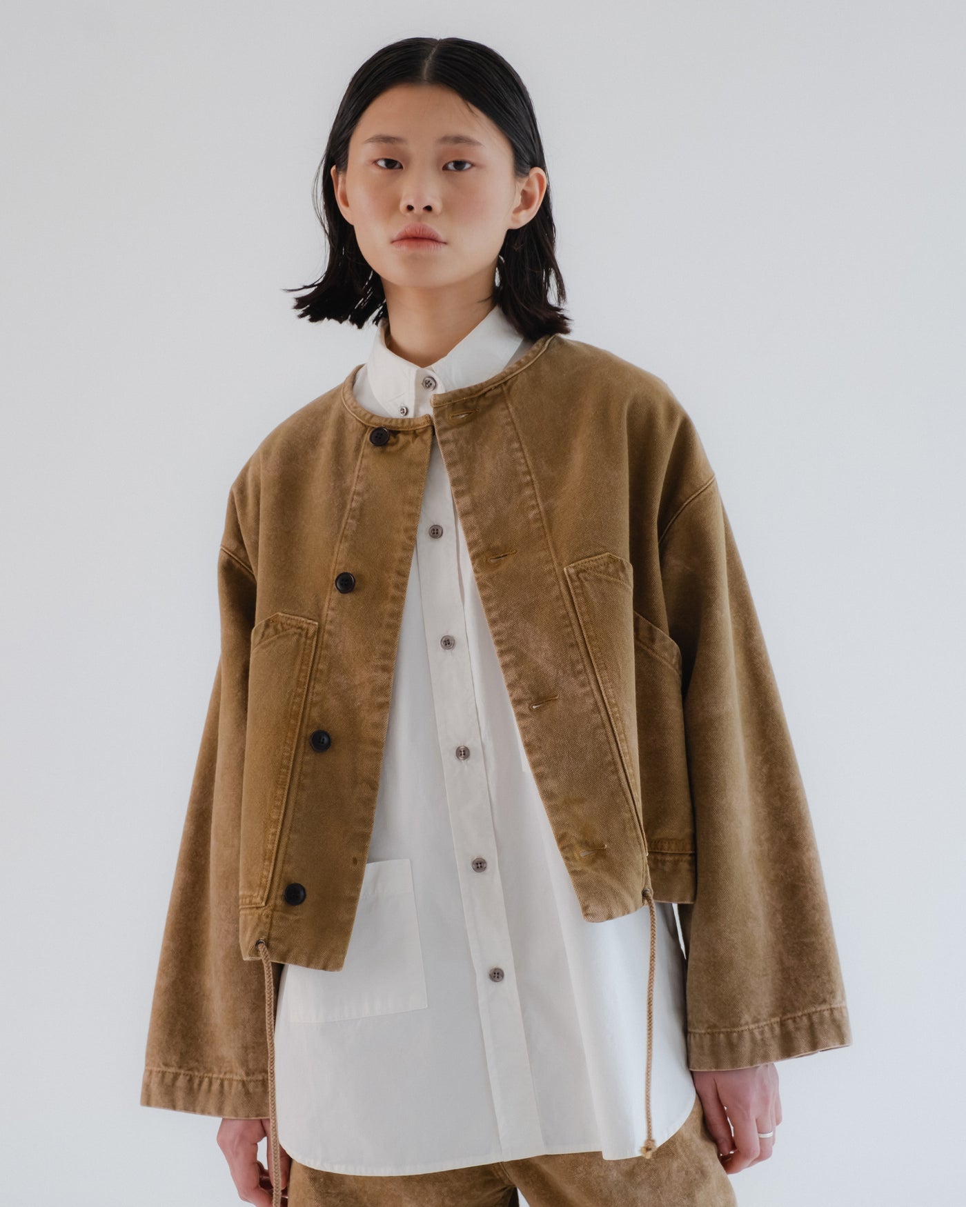 G.o.D Nuclear Jacket Canvas Almond