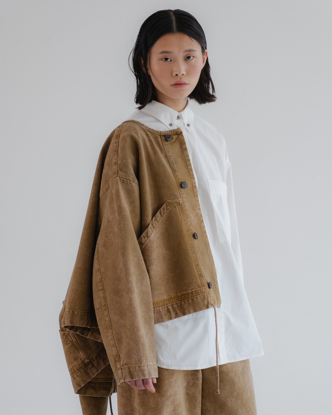 G.o.D Nuclear Jacket Canvas Almond