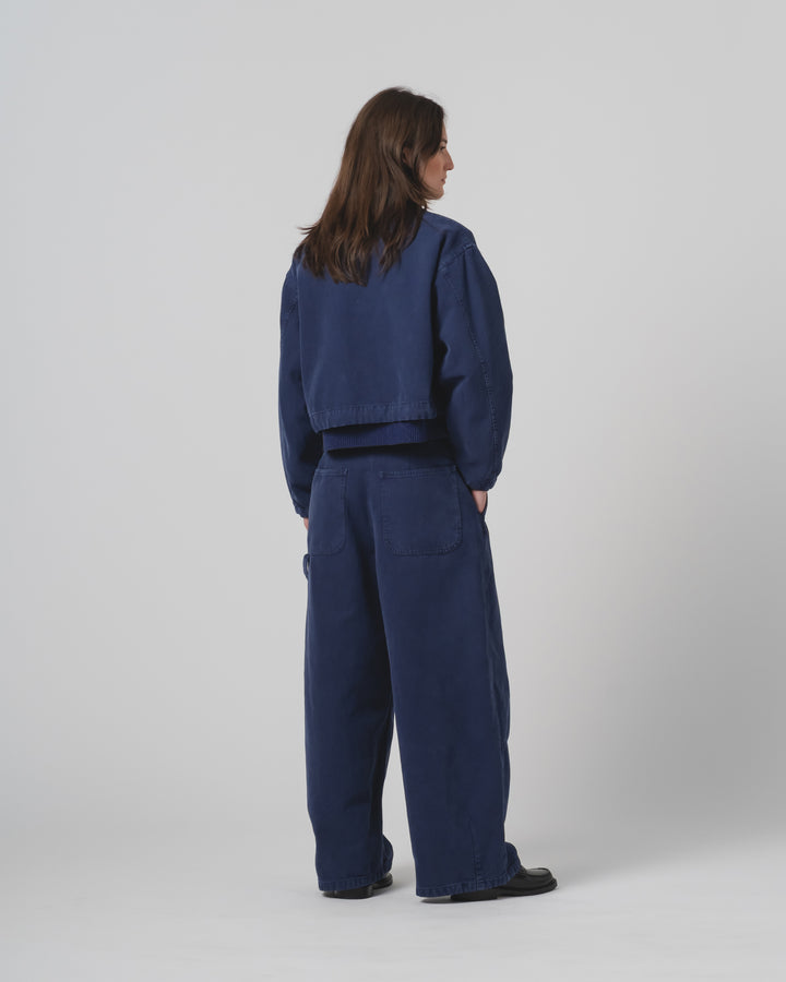 G.o.D Woopsie Jacket Canvas Indigo Blue