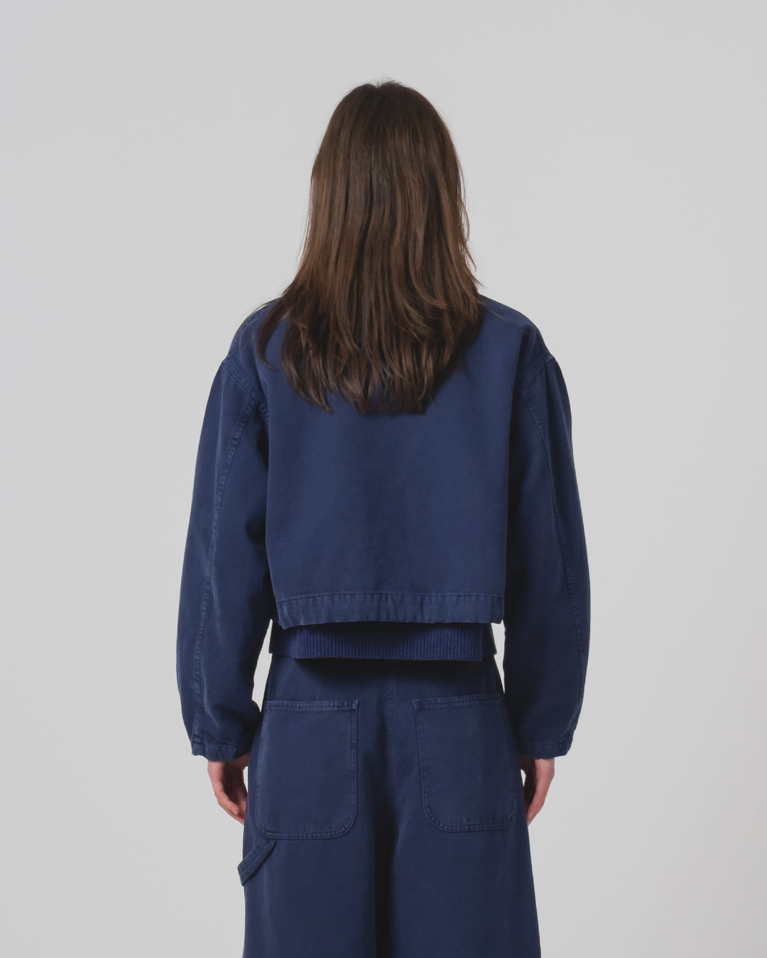 G.o.D Woopsie Jacket Canvas Indigo Blue
