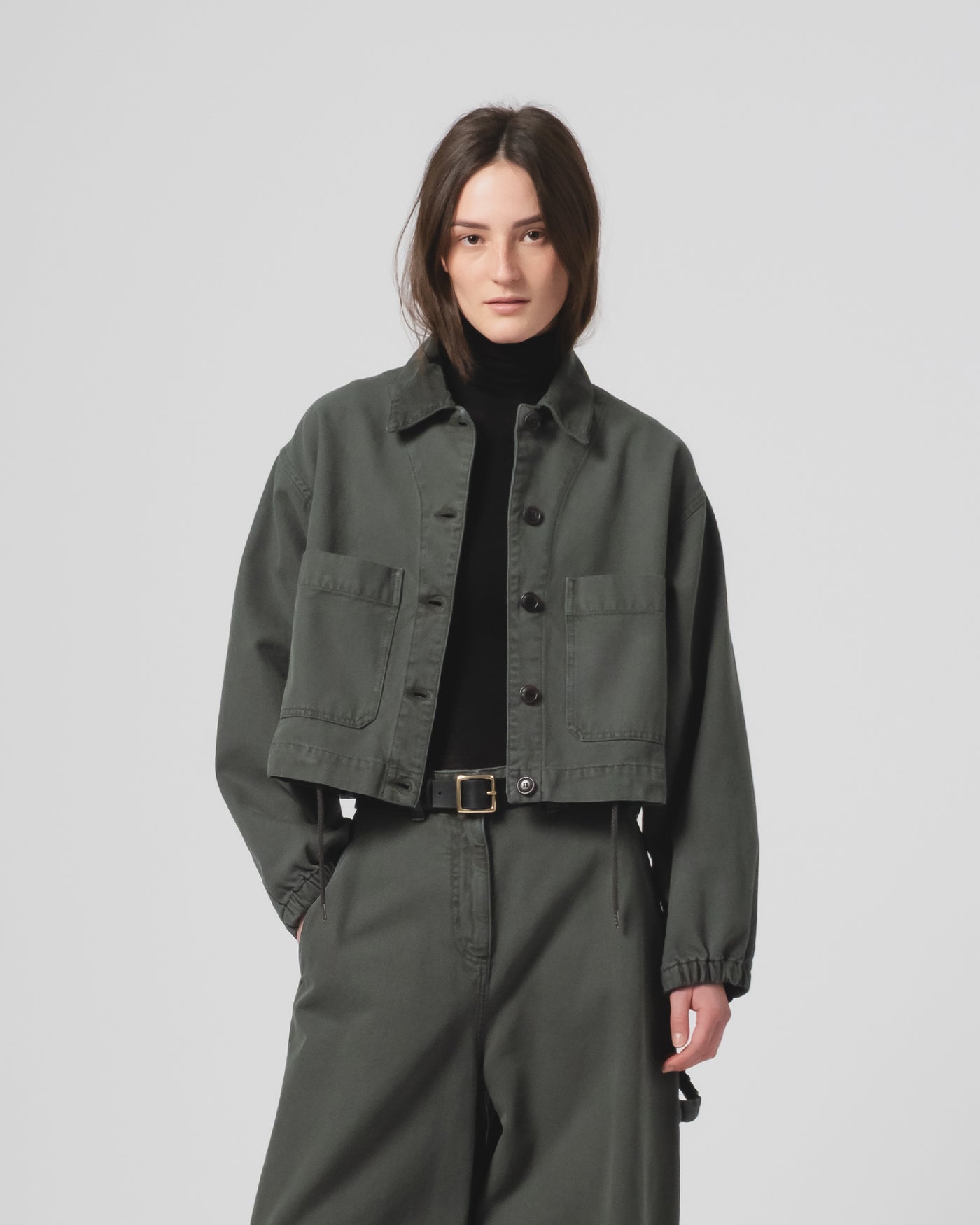 G.o.D Woopsie Jacket Canvas Forest Green