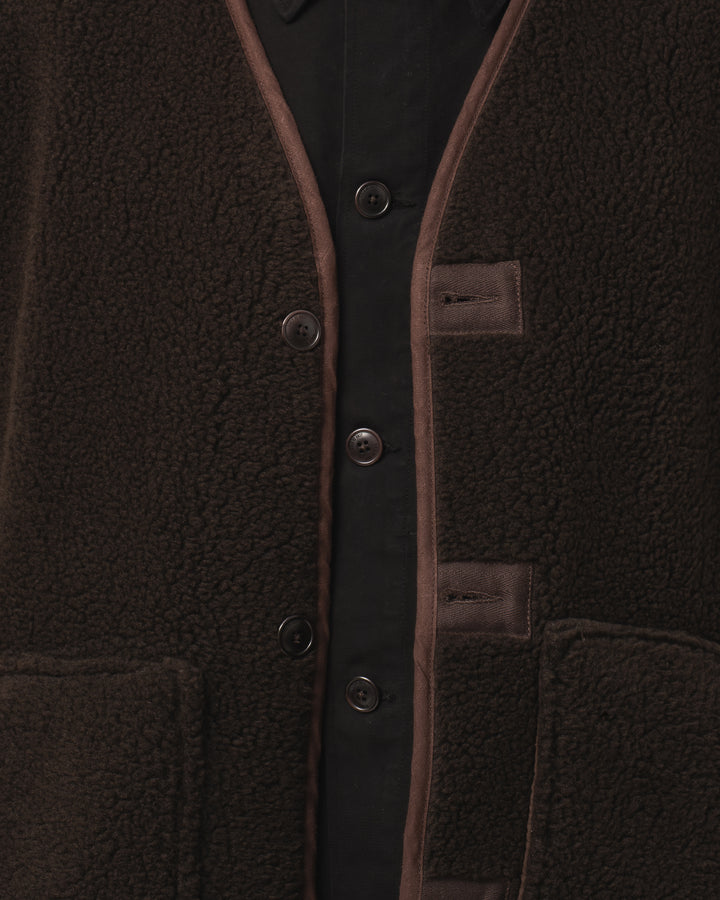 G.o.D Ridge Vest Piumino Nylon Brown