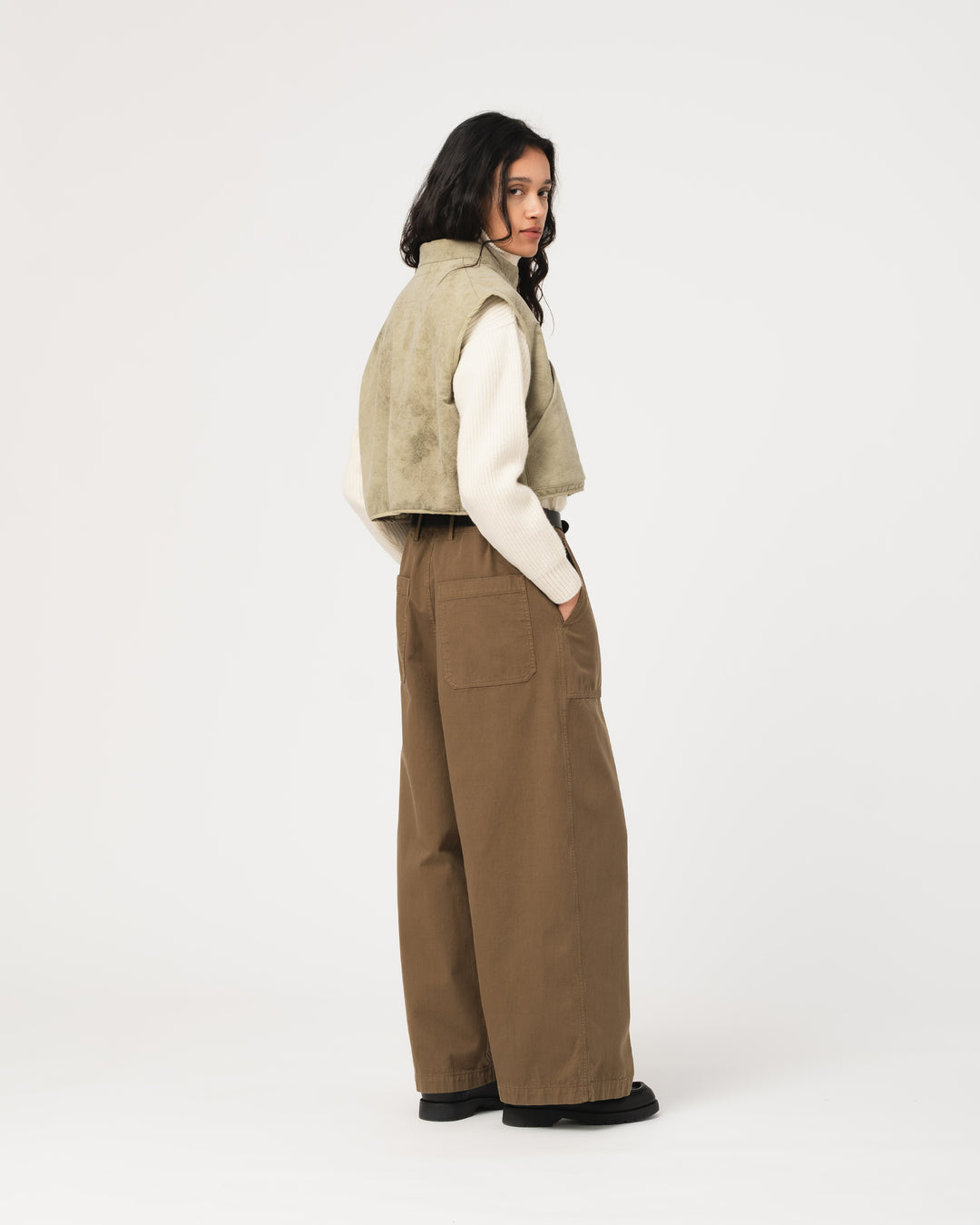 G.o.D Mini Vest Padded Cotton Avocado
