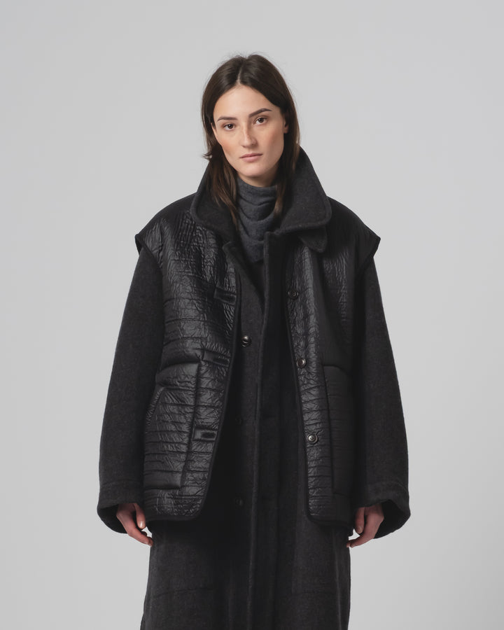 GoD Ridge Vest Piumino ナイロン ブラック