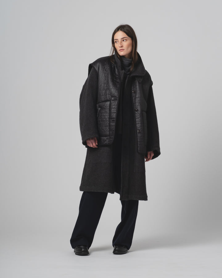 GoD Ridge Vest Piumino ナイロン ブラック