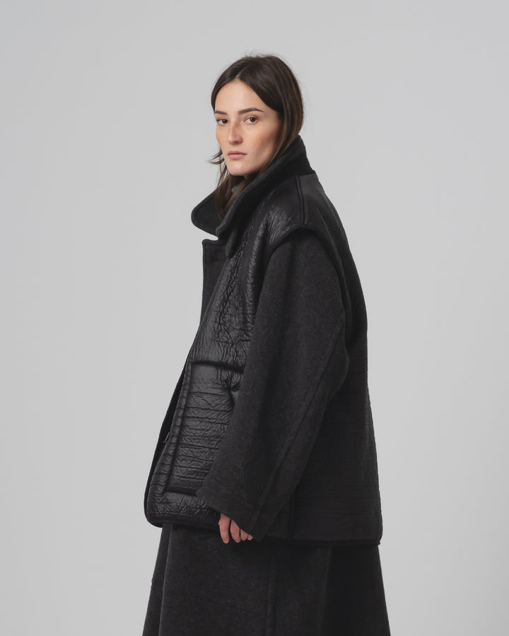 GoD Ridge Vest Piumino ナイロン ブラック