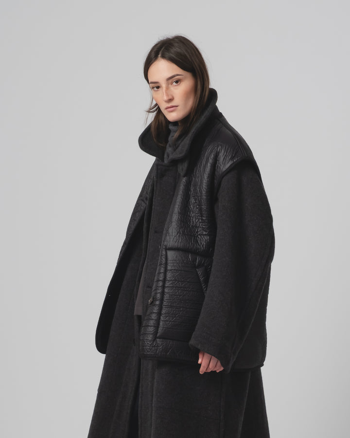 GoD Ridge Vest Piumino ナイロン ブラック