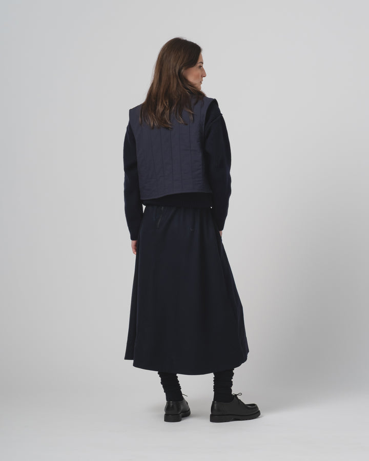 GoDコルクベスト キルティングコットンインク