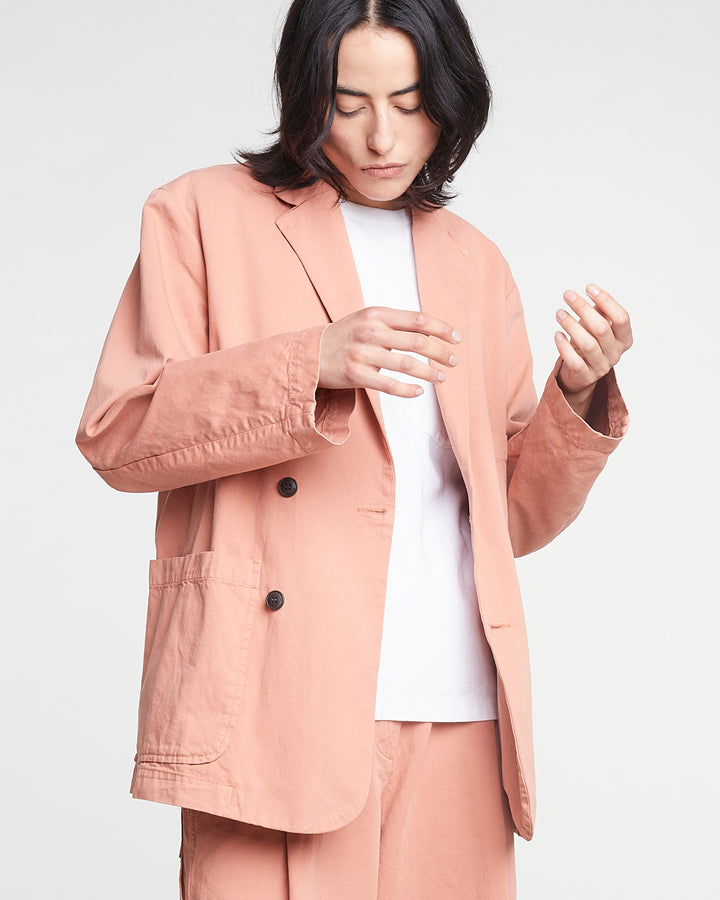 G.o.D Blazer Crispy Cotton Old Rose