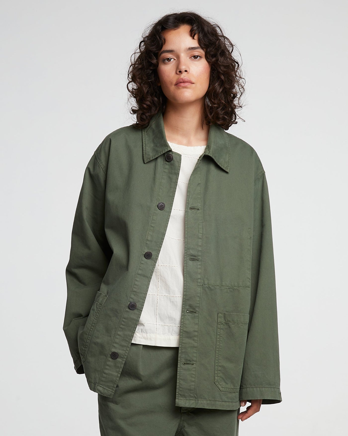 G.o.D Coach Jacket Recycled Cotton Grape Leaf