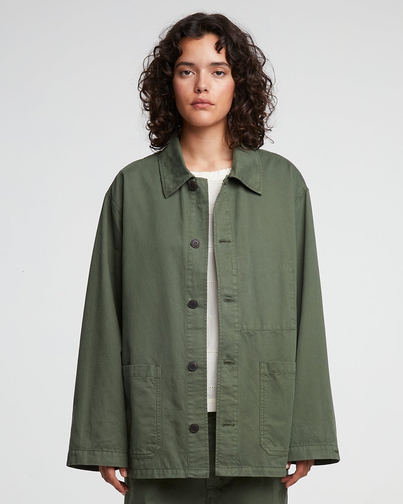 G.o.D Coach Jacket Recycled Cotton Grape Leaf