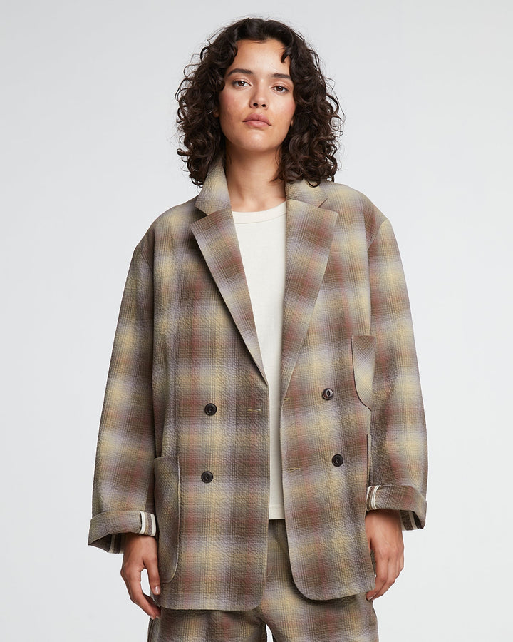 G.o.D Blazer Merida Check Khaki