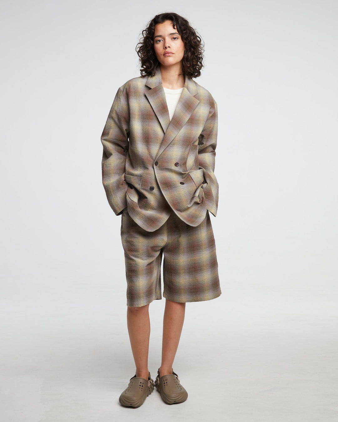 G.o.D Blazer Merida Check Khaki