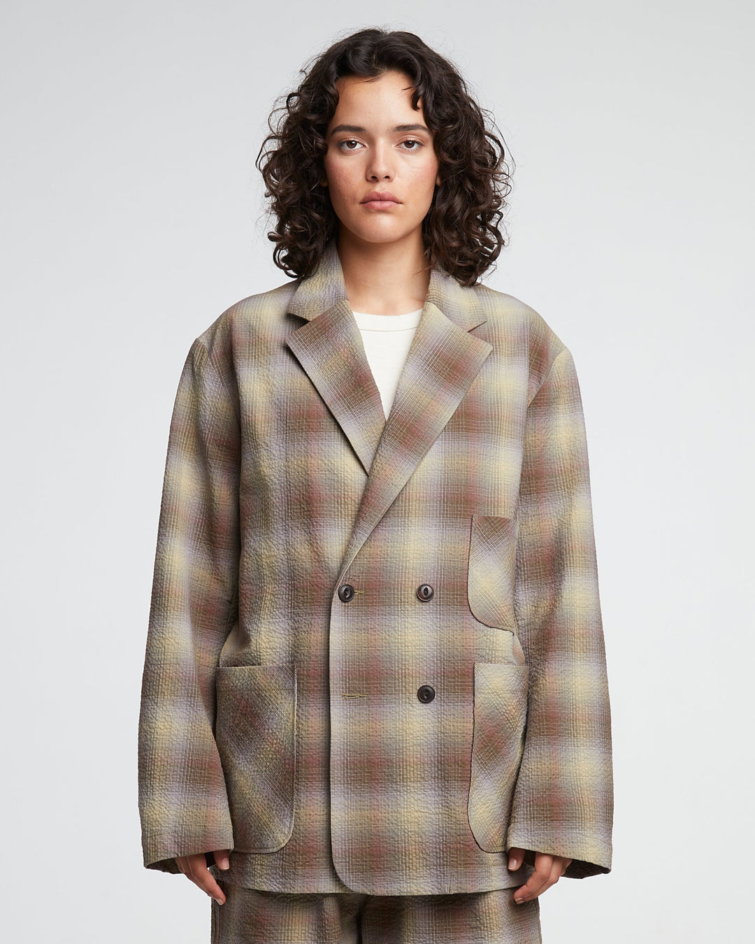 G.o.D Blazer Merida Check Khaki