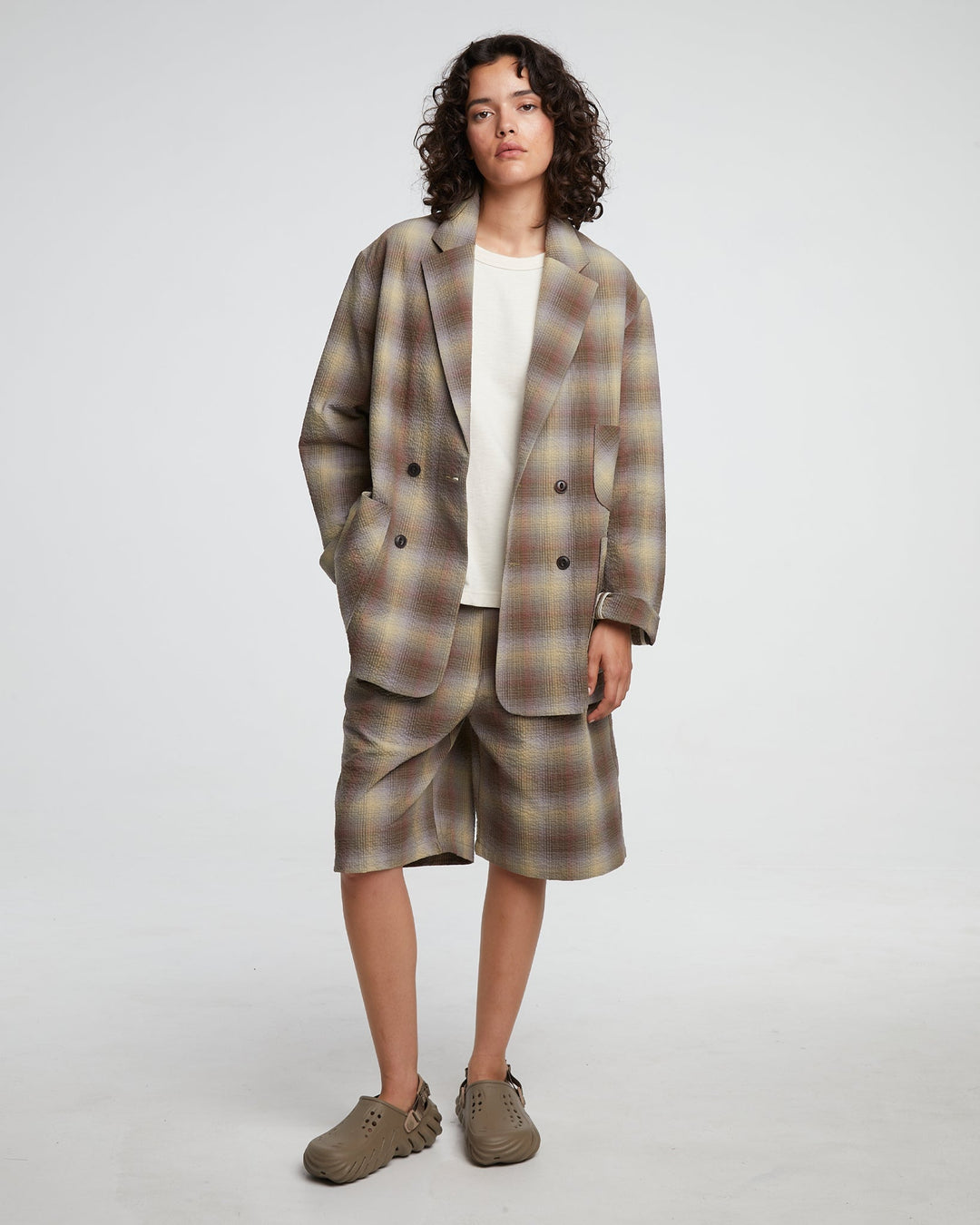 G.o.D Blazer Merida Check Khaki