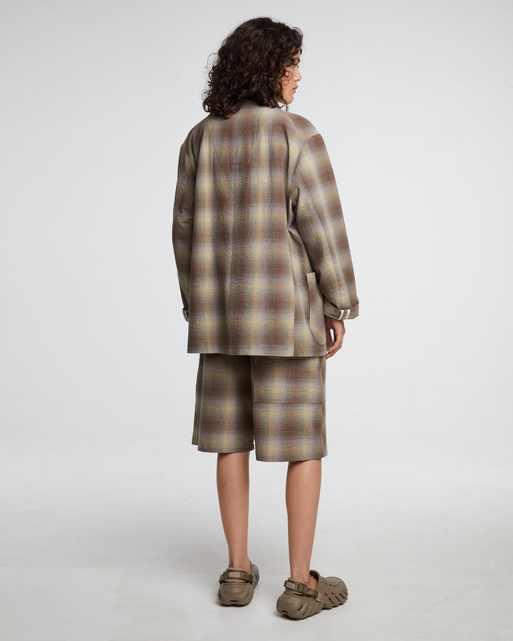 G.o.D Blazer Merida Check Khaki
