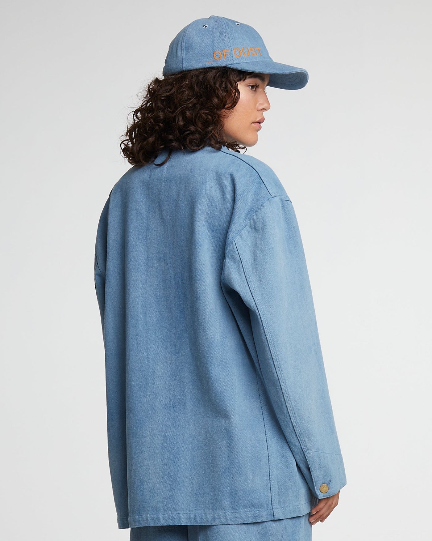 G.o.D Alcatraz Jacket Acid Denim Blue