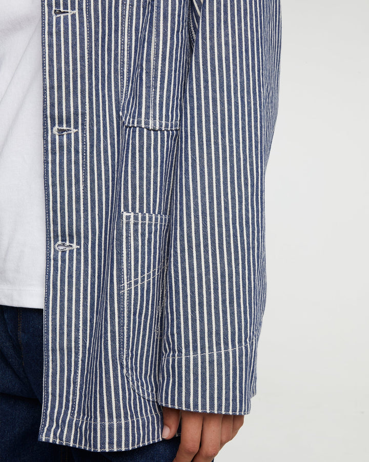 G.o.D Alcatraz Jacket Wild Road Stripes Blue/White