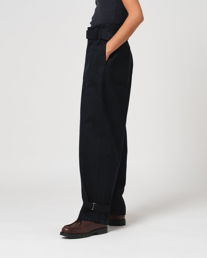 G.o.D Motorcycle Pants Bull Denim Inkt