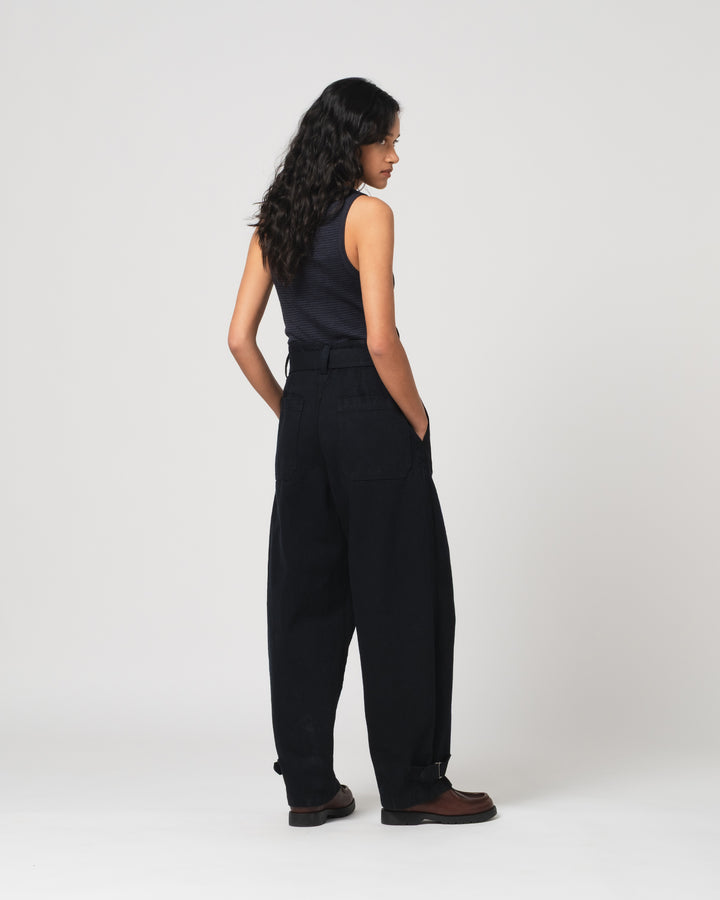 G.o.D Motorcycle Pants Bull Denim Inkt
