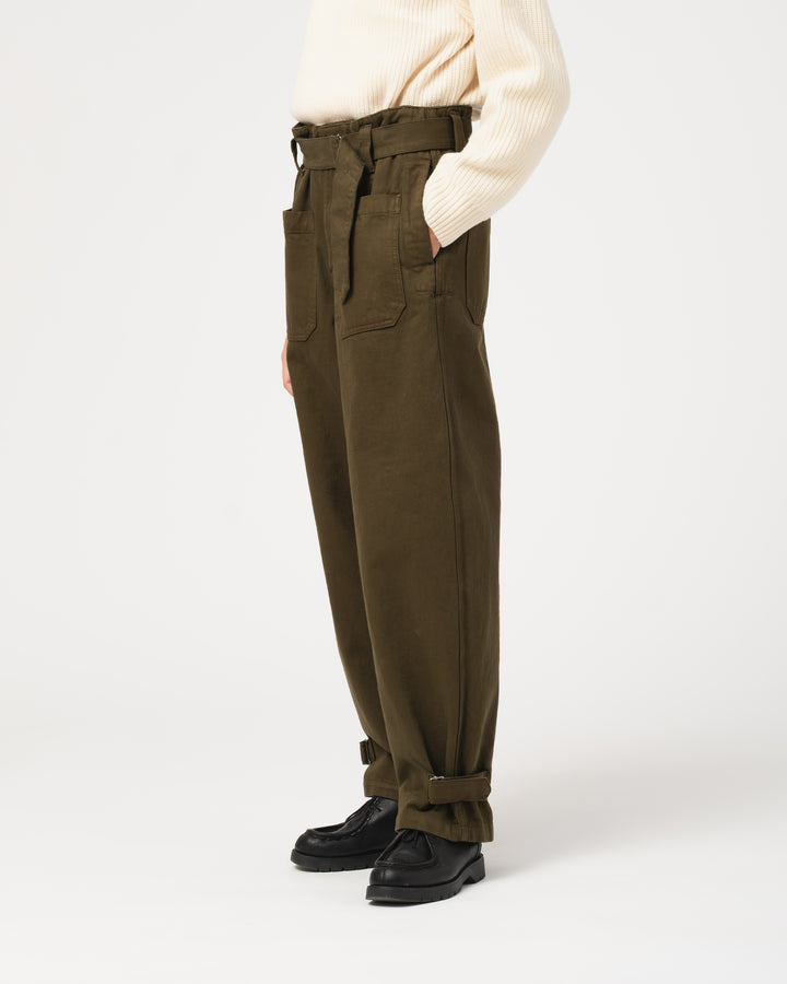 G.o.D Motorcycle Pants Bull Denim Shitake