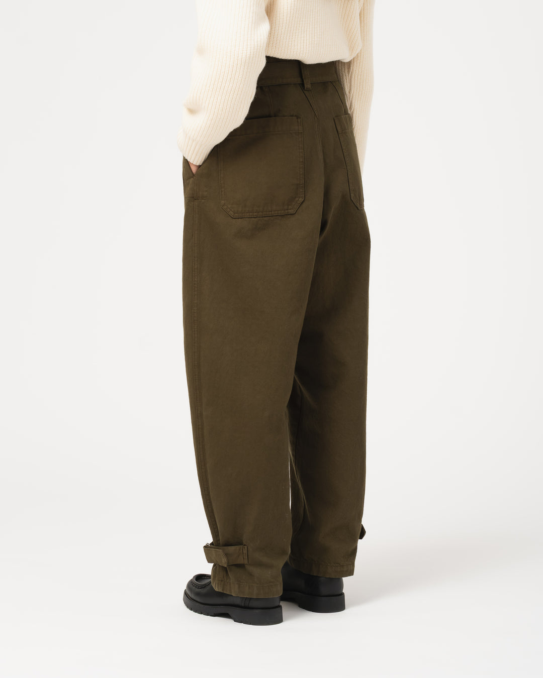 G.o.D Motorcycle Pants Bull Denim Shitake