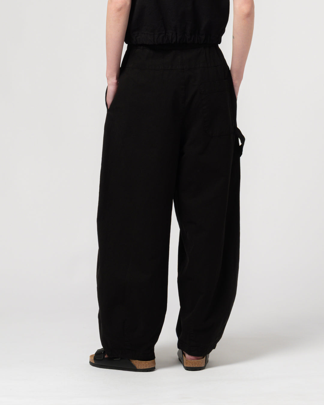 G.o.D Sultan Pants Cotton Linen Black