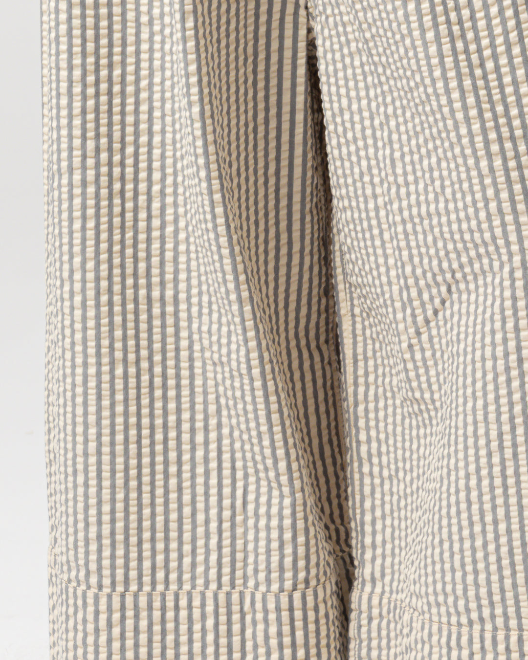 G.o.D Culotte Belfast Serrsucker Iron/Off-White