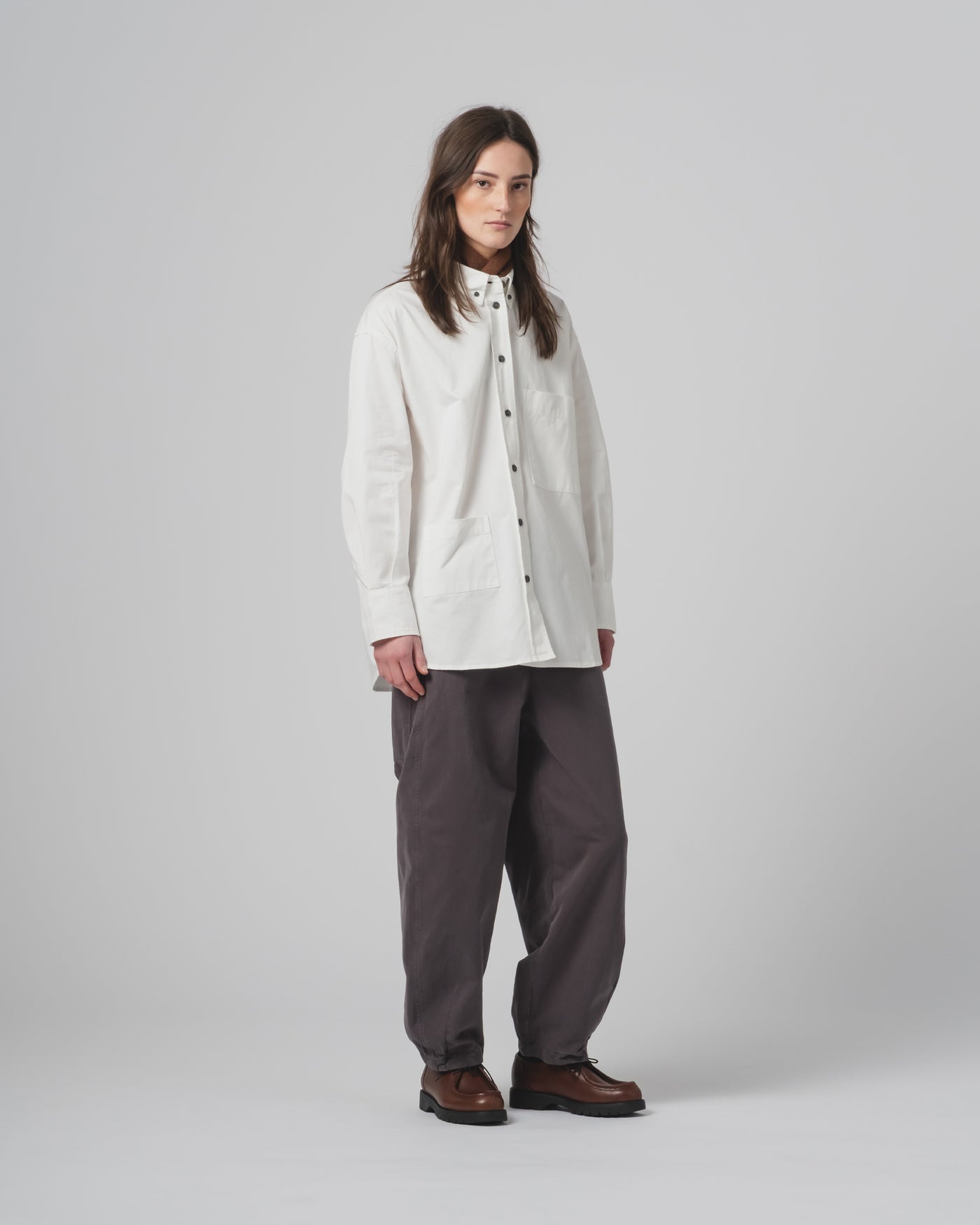 G.o.D Pasha Pants Gabardine Satin Asphalt