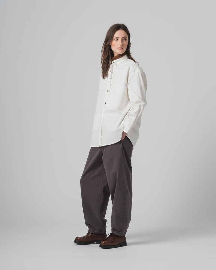 G.o.D Pasha Pants Gabardine Satin Asphalt