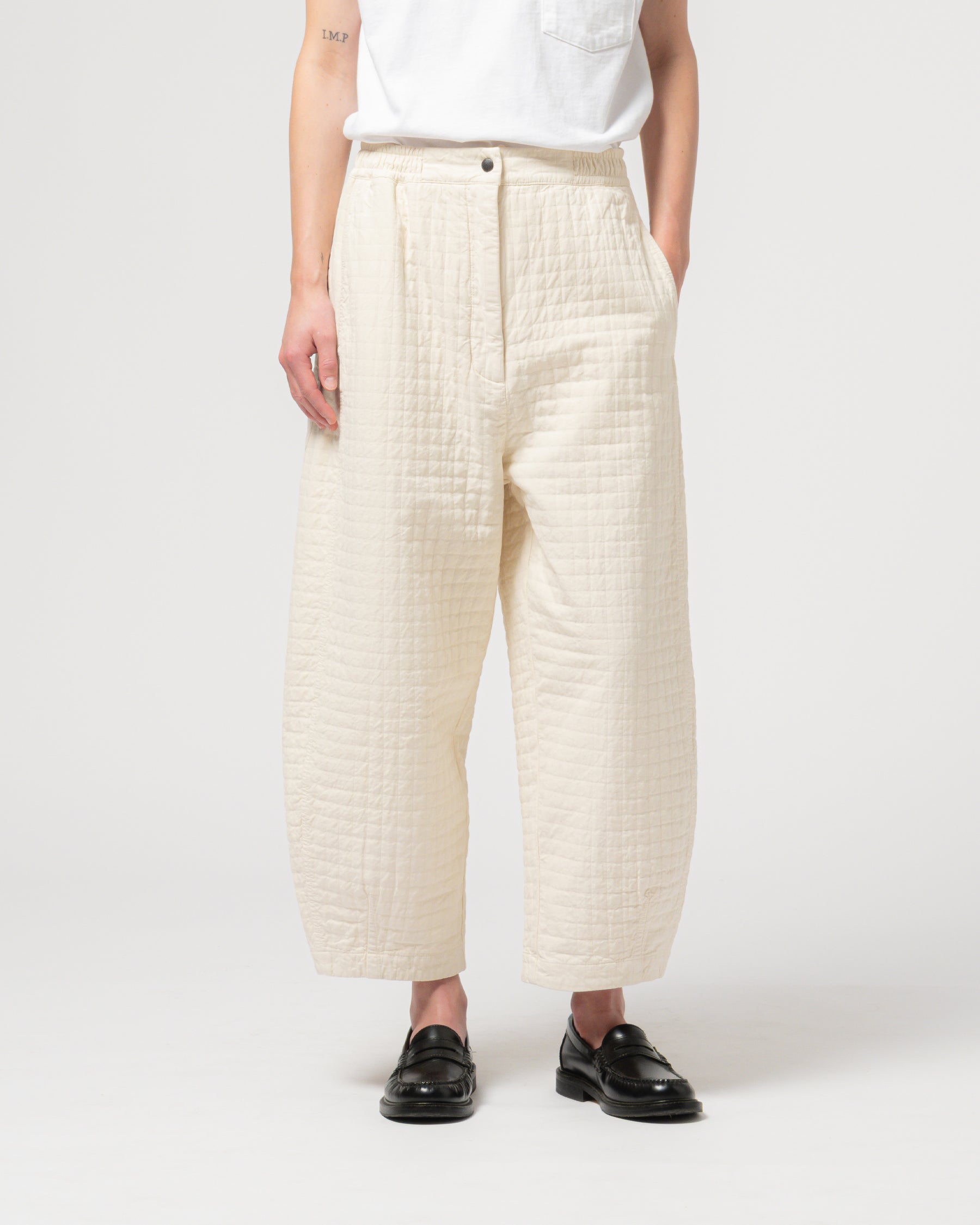 G.o.D Karate Pants Sashiko Cotton Wheat - Eat Dust