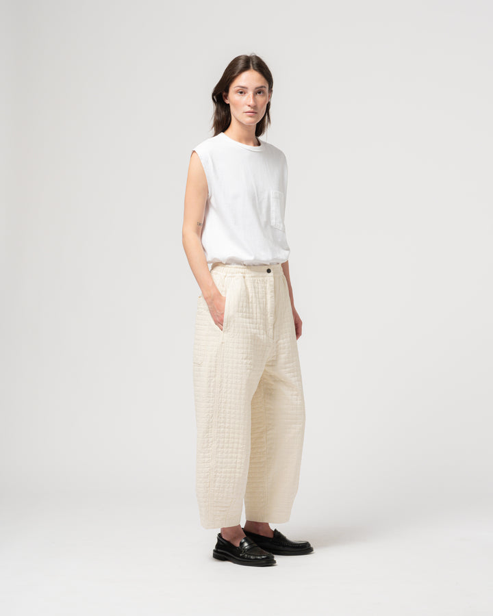 G.o.D Karate Pants Sashiko Cotton Wheat