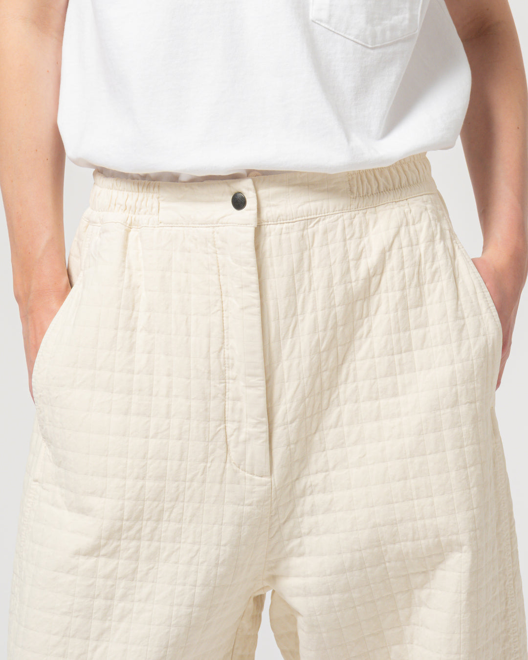 G.o.D Karate Pants Sashiko Cotton Wheat