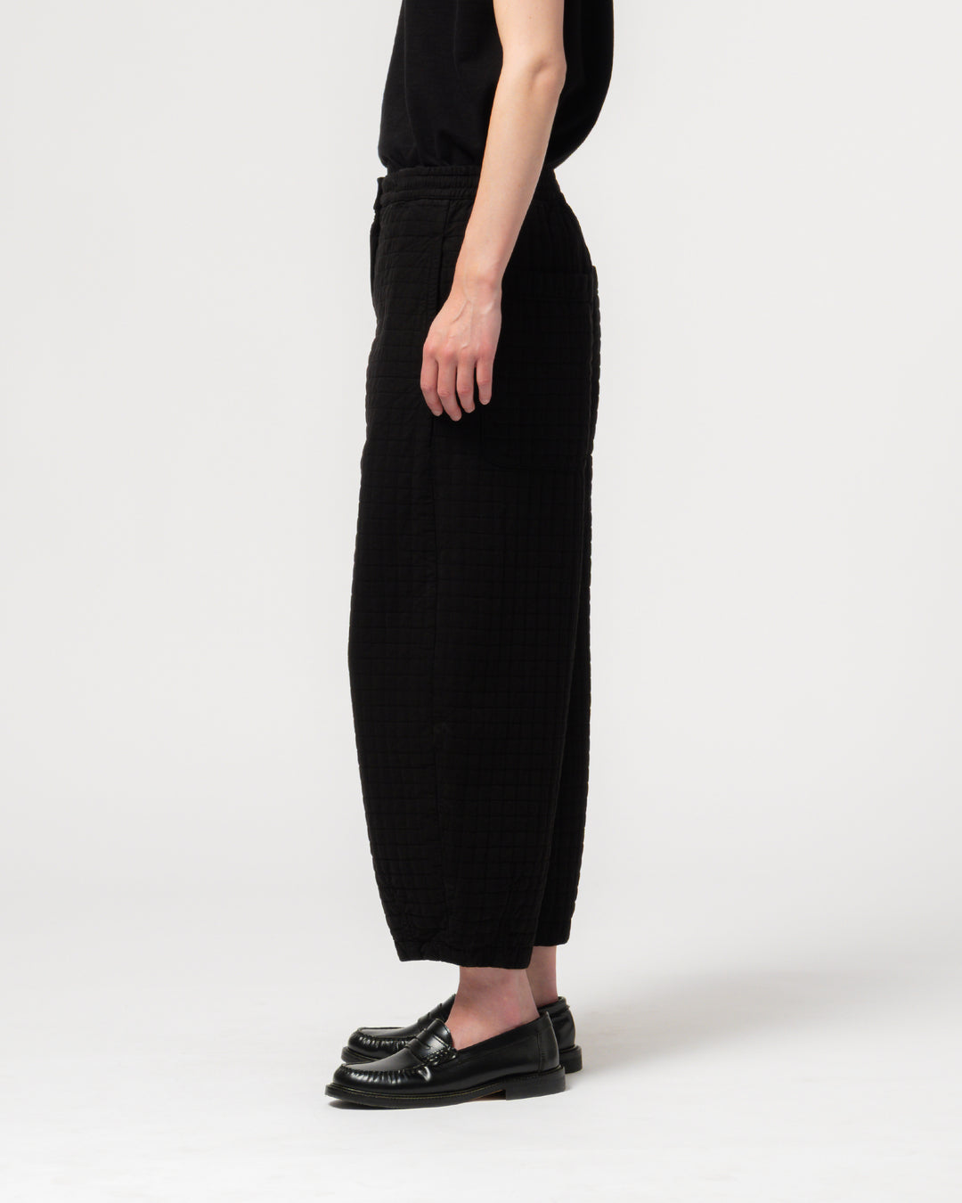 G.o.D Karate Pants Sashiko Cotton Black